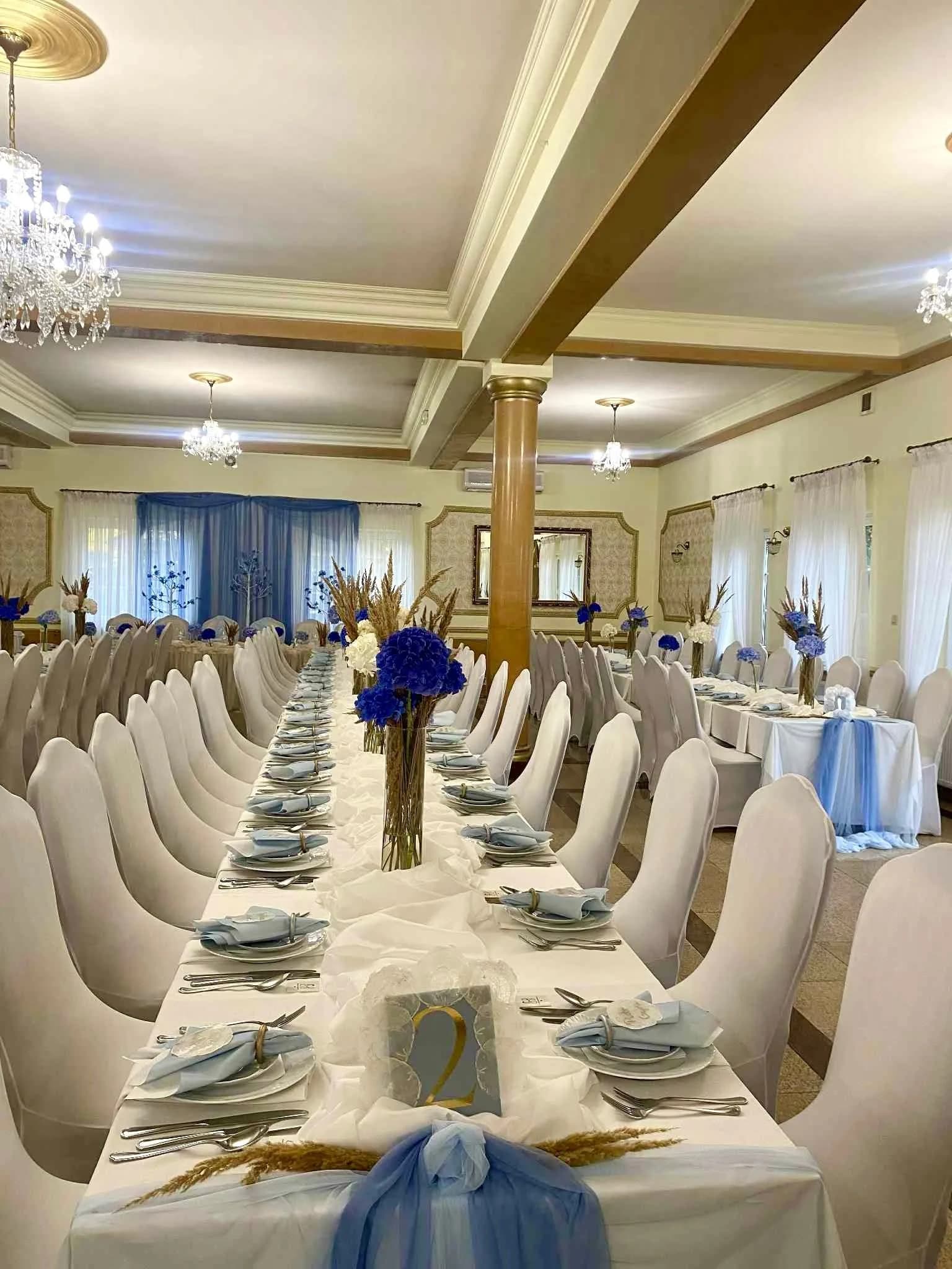 Sala bankietowa — druga aranżacja stołów